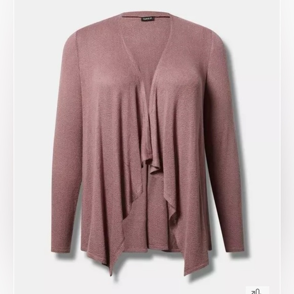 NWT Torrid hacci drape front anorak cardigan sweater size 4X - Picture 6 of 9